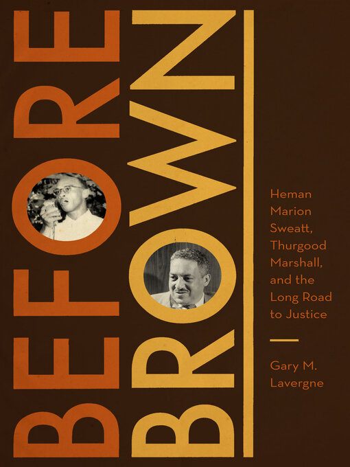 Title details for Before Brown by Gary M. Lavergne - Available